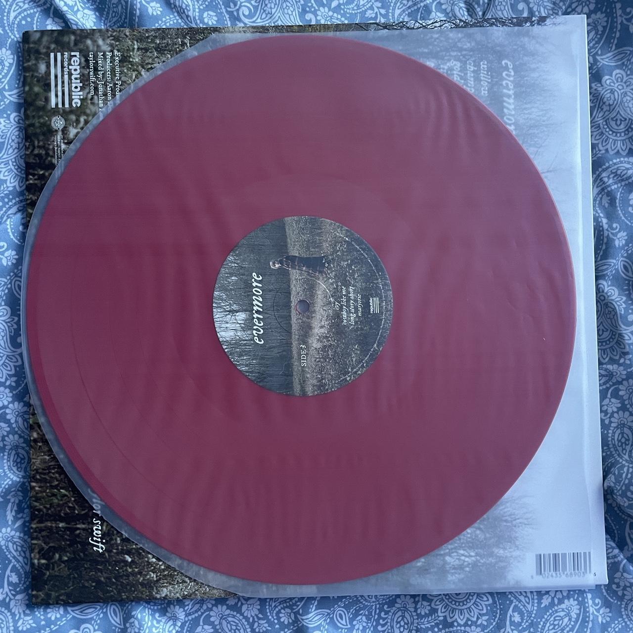 Evermore Taylor Swift Exclusive Red Vinyl - Depop