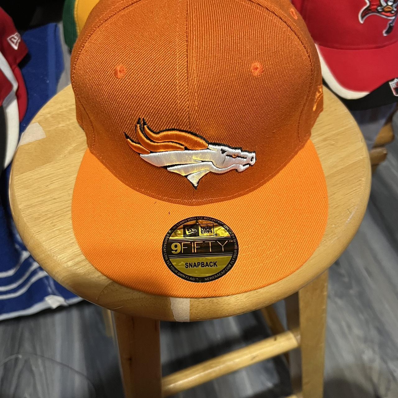 Denver Broncos Men’s Orange New Era 9Fifty Snapback Hat