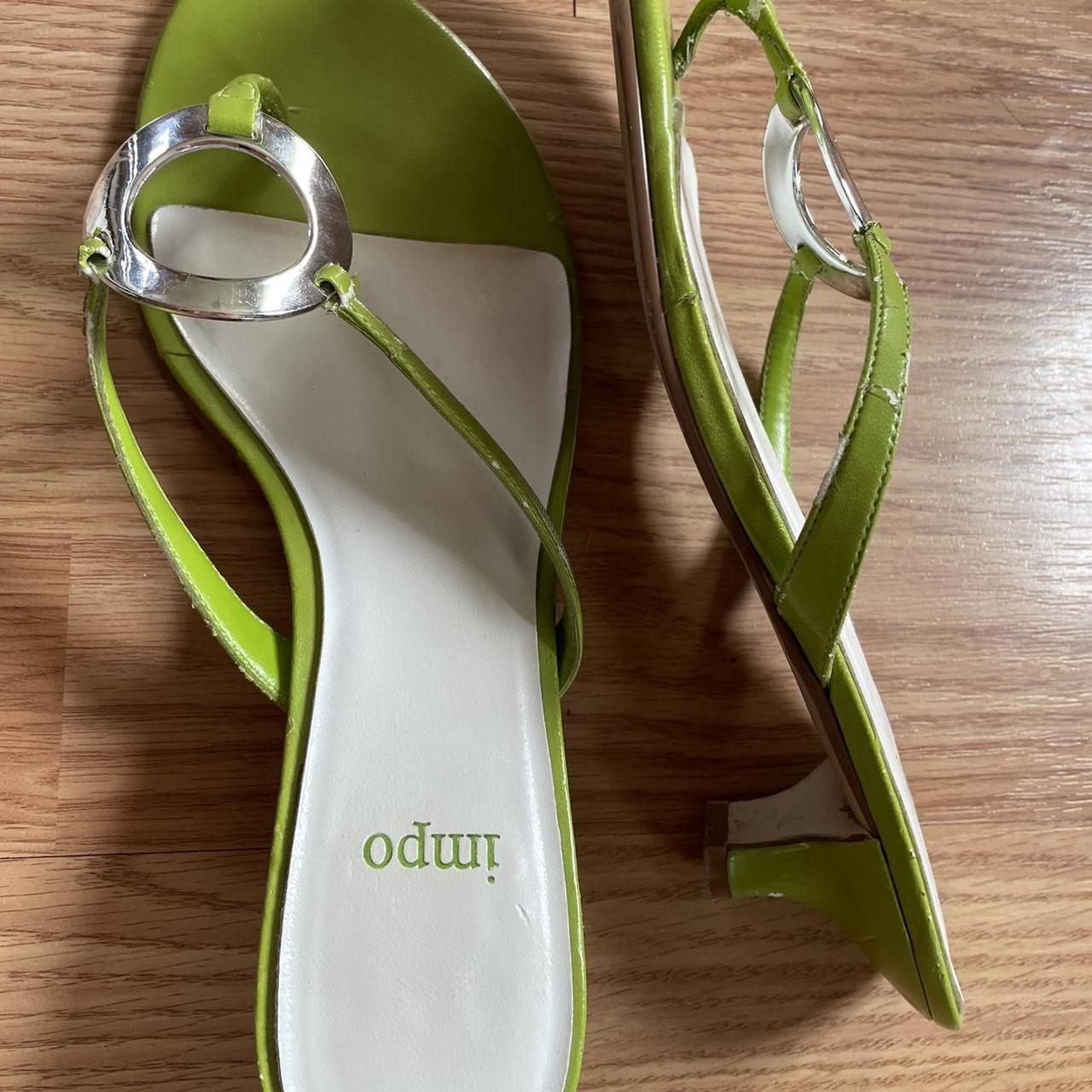Impo Women's Green and Silver Sandals (2)