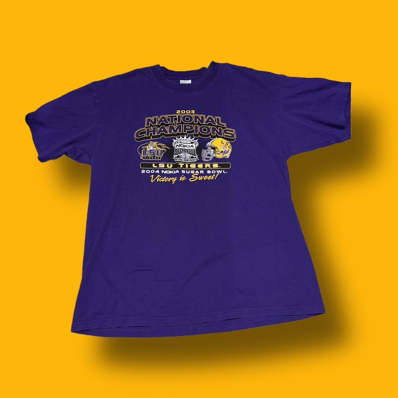 Prefer to hate the LSU tigers T-shirt This item is - Depop