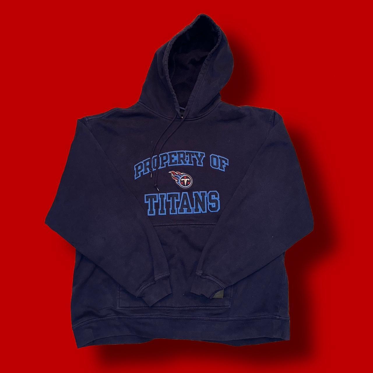 Tennessee Titans Zip Up Hoodie Size XXL - Depop