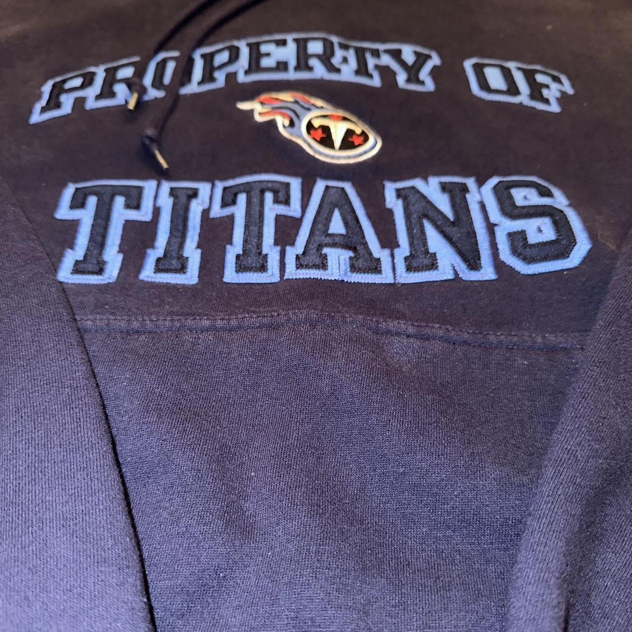 Tennessee Titans Zip Up Hoodie Size XXL - Depop