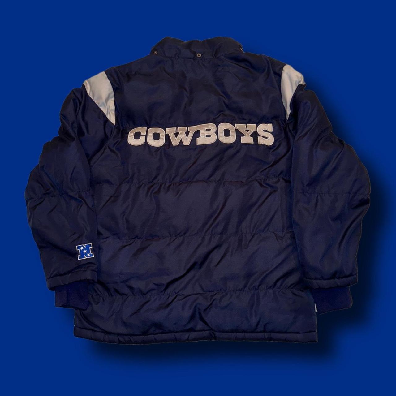 Dallas cowboys leather jacket Size XL in mens - Depop