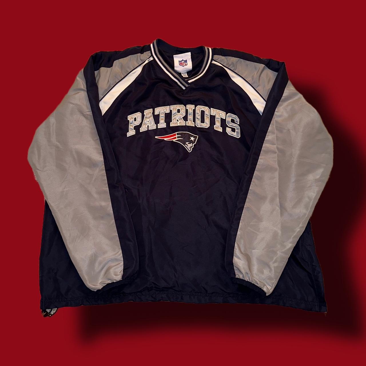 Reebok NFL New England Patriots Hoodie Pullover Men's Size 2XL Blue