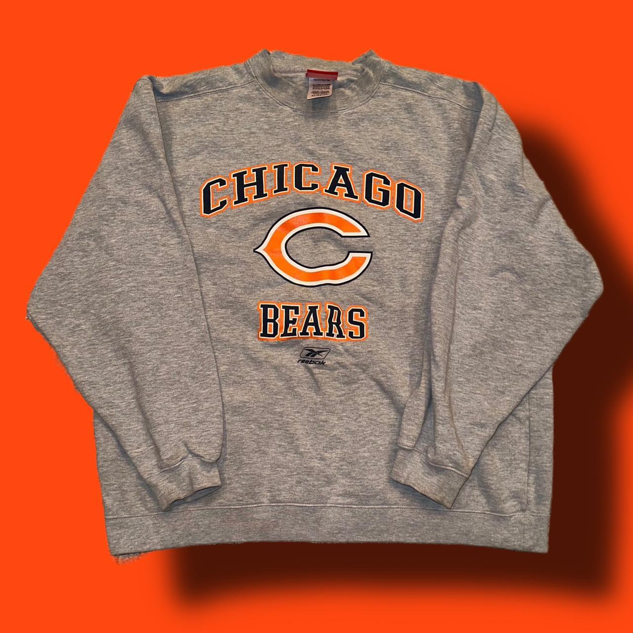 NFL Chicago Bears USA Hoodie Grey Pullover Mens XL