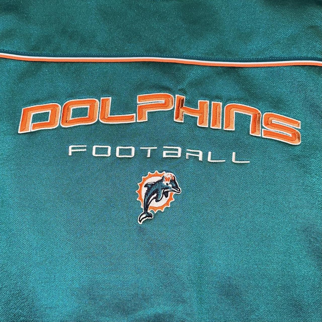 Vintage 1995 Miami Dolphins Sweatshirt Size - Depop