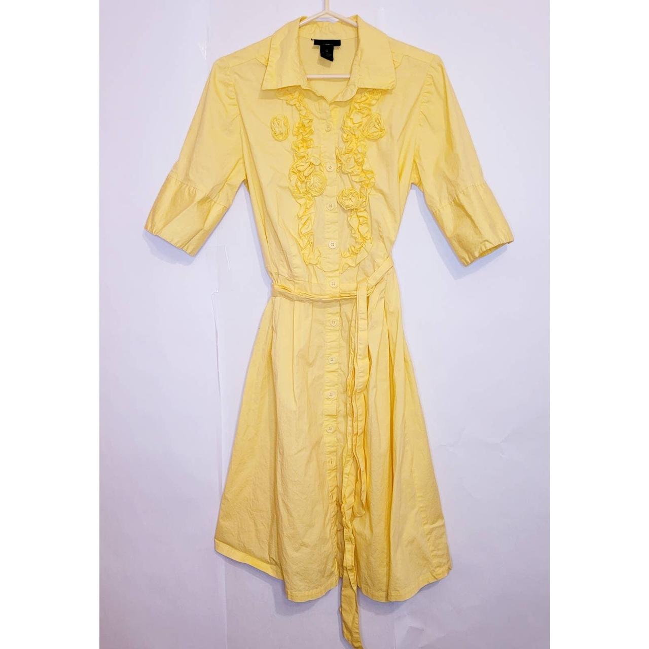 Lane Bryant Womens Yellow Dress Depop