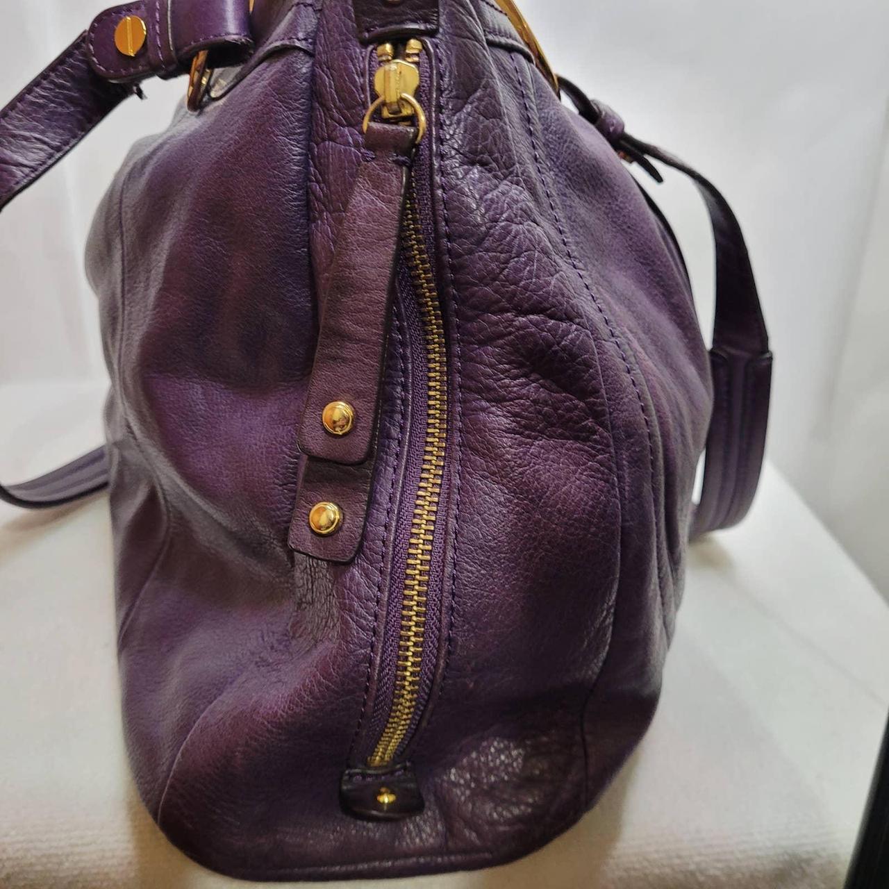 B makowsky purple discount purse