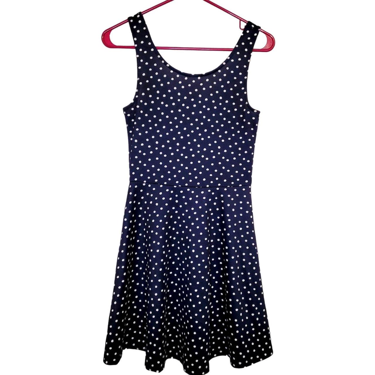 White polka clearance dot dress h&m