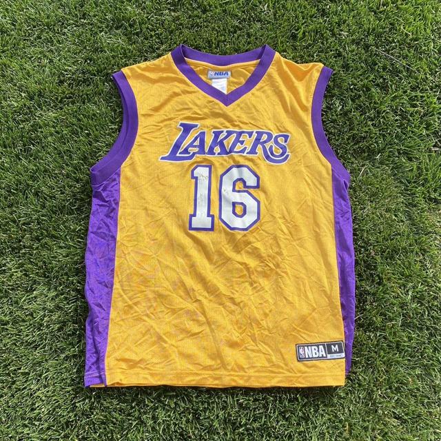 Vintage Lakers Jersey/Pau Gasol Sáez 2008-2014 2x - Depop