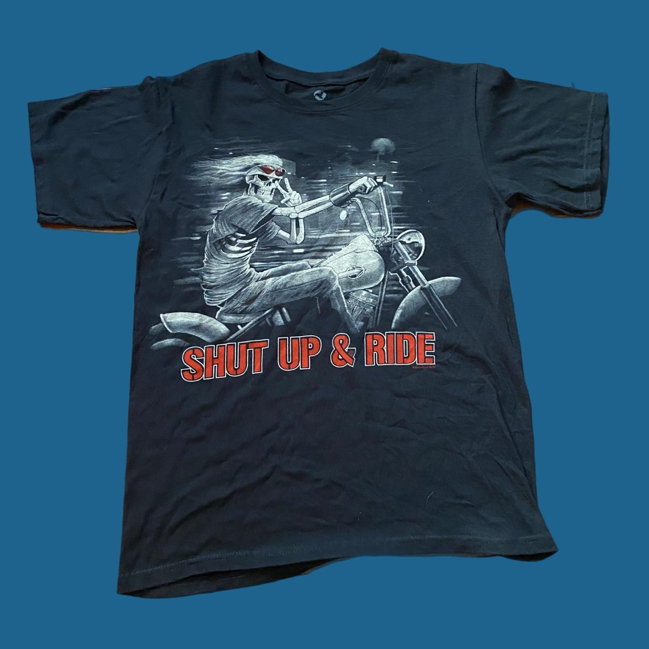 Blue and Black Motorcycle Shirt: How to Get & Information