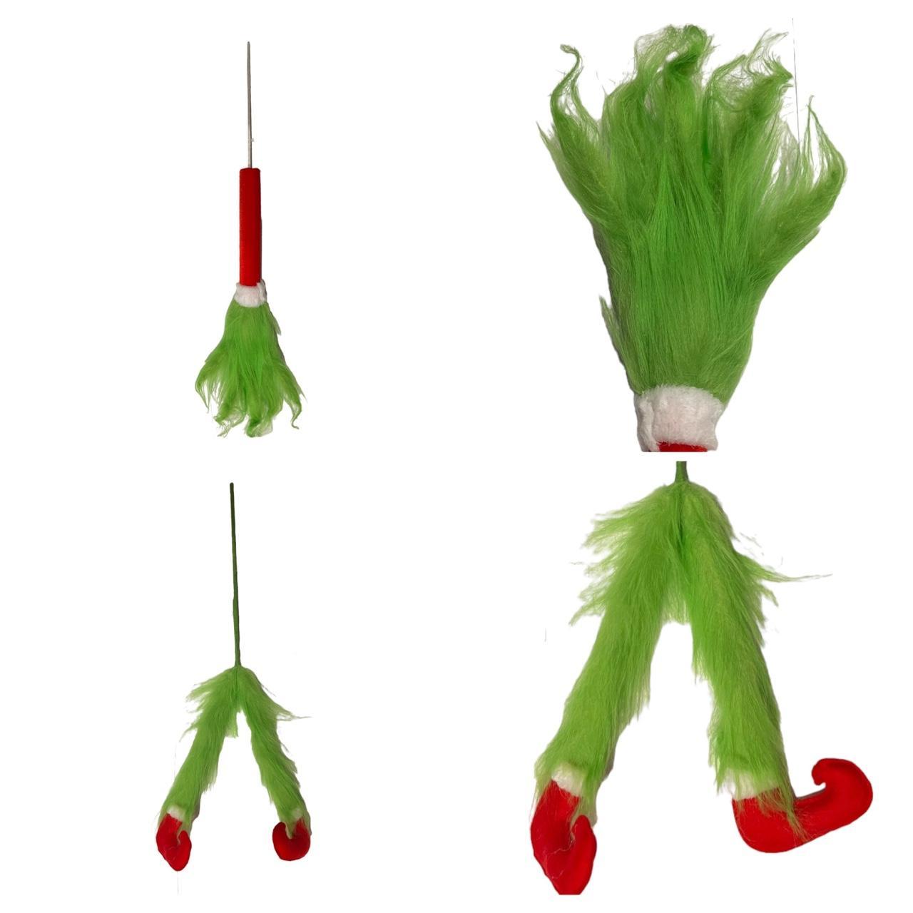 Grinch inspired Christmas tree legs and arm picks,... Depop