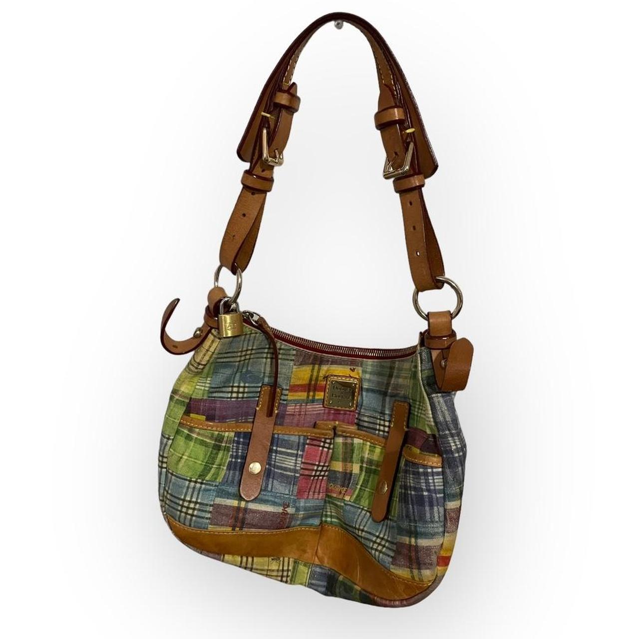 Dooney Bourke Rare Safari Picnic Patchwork Madris Depop