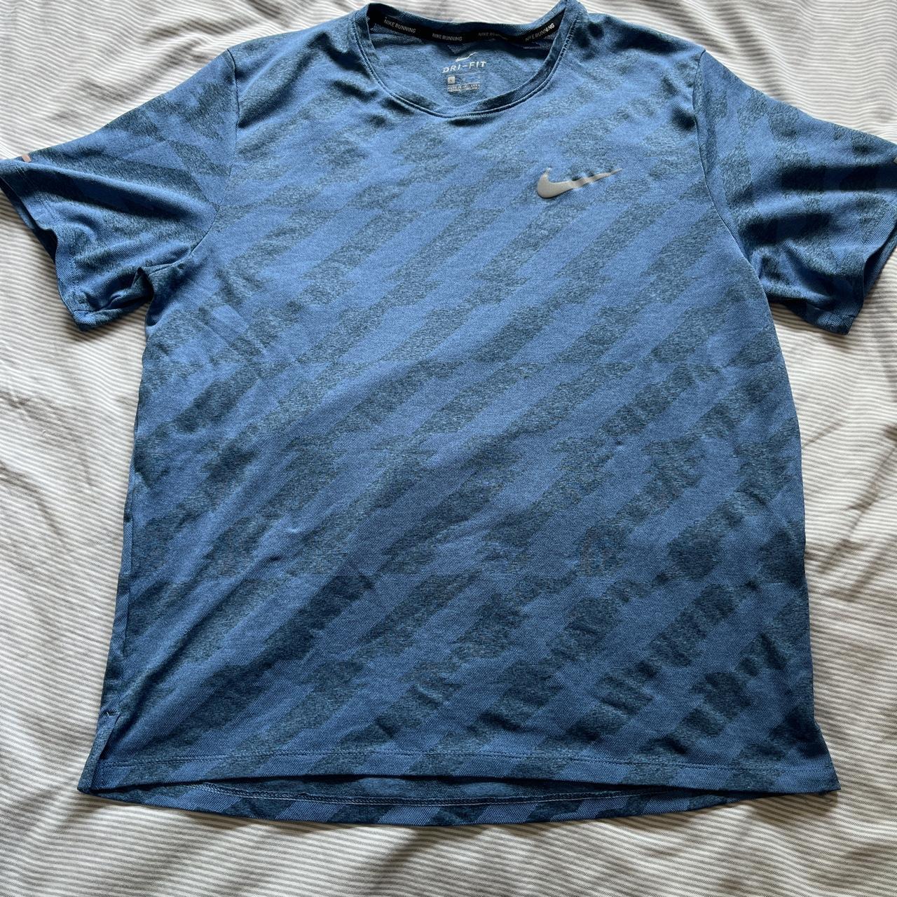 mens blue nike top