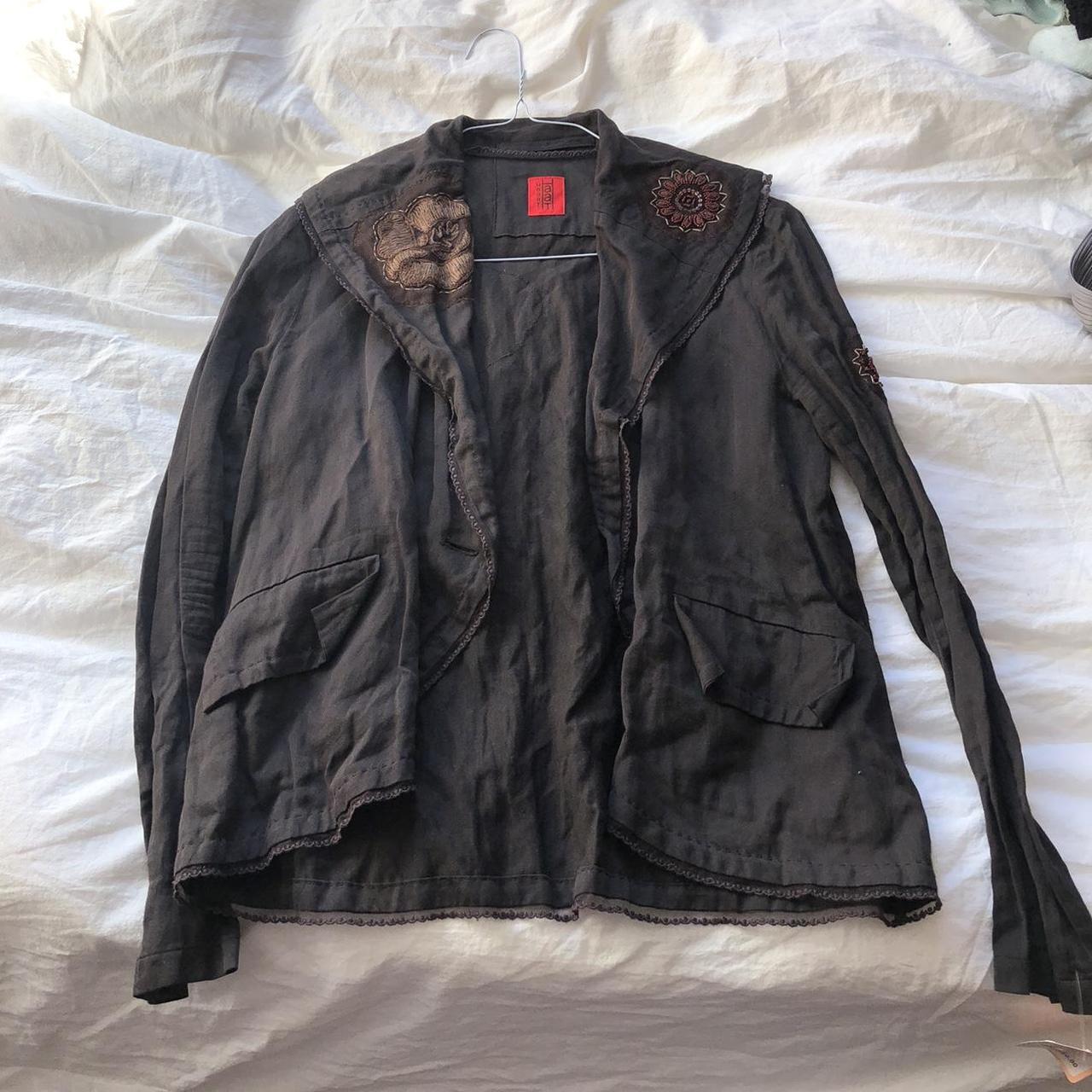 issey miyake haat heart jacket. can be worn buttoned... - Depop