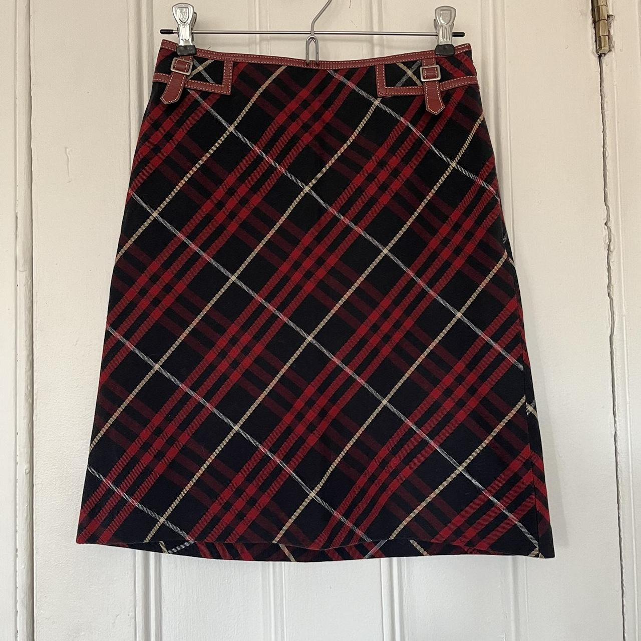 burberry blue label japan red plaid Depop