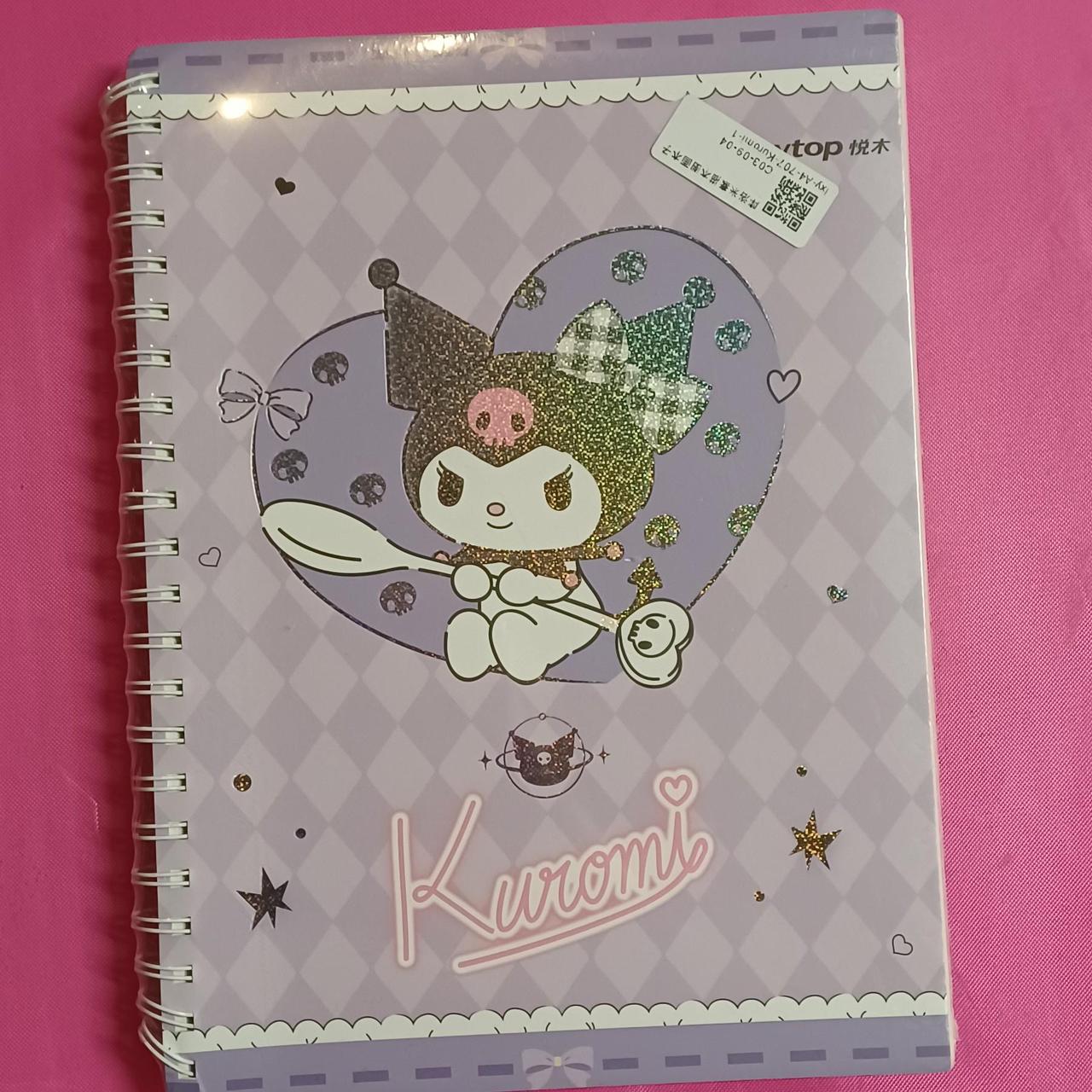 Sanrio Kuromi kawaii anime notebook #kuromi - Depop