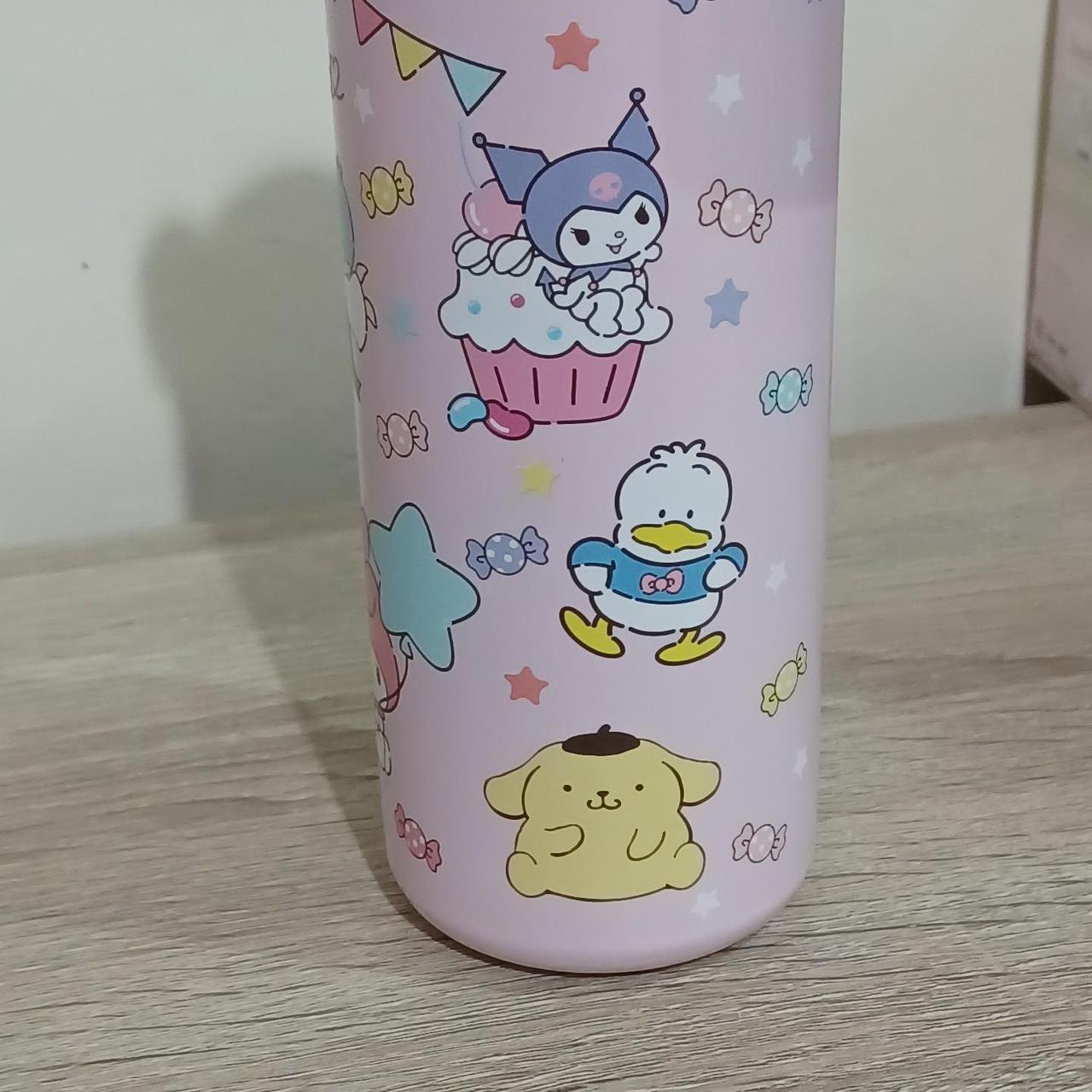 Sanrio Family Stainless Steel Flask   Water Bottle 💗 - Depop