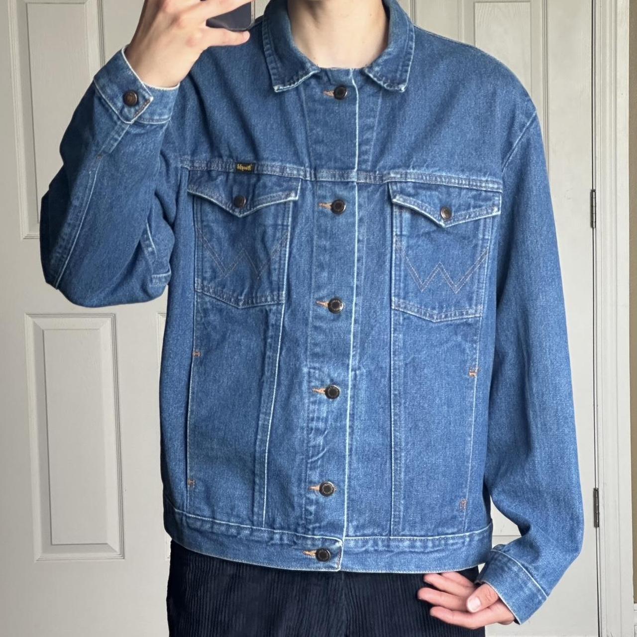 Wrangler Men's Blue Jacket | Depop