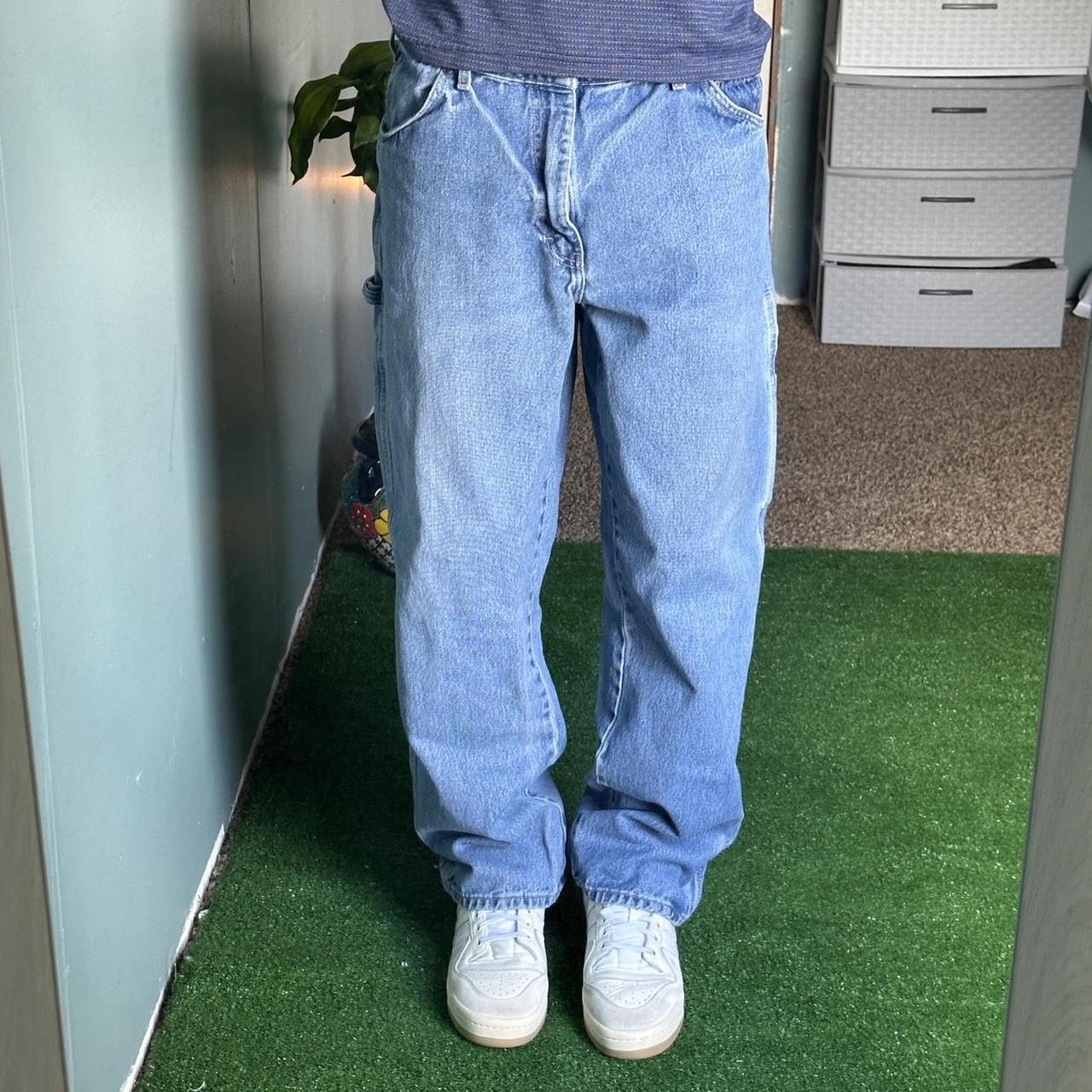 y2k dickies carpenter jeans • best fits a 34, 6ft... Depop