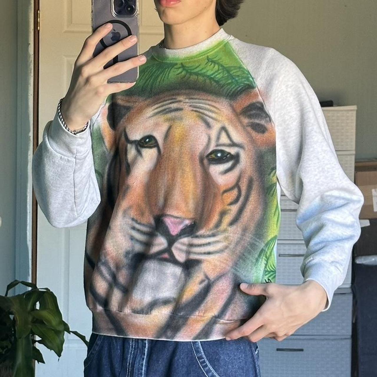 Vintage tiger sweatshirt hot sale