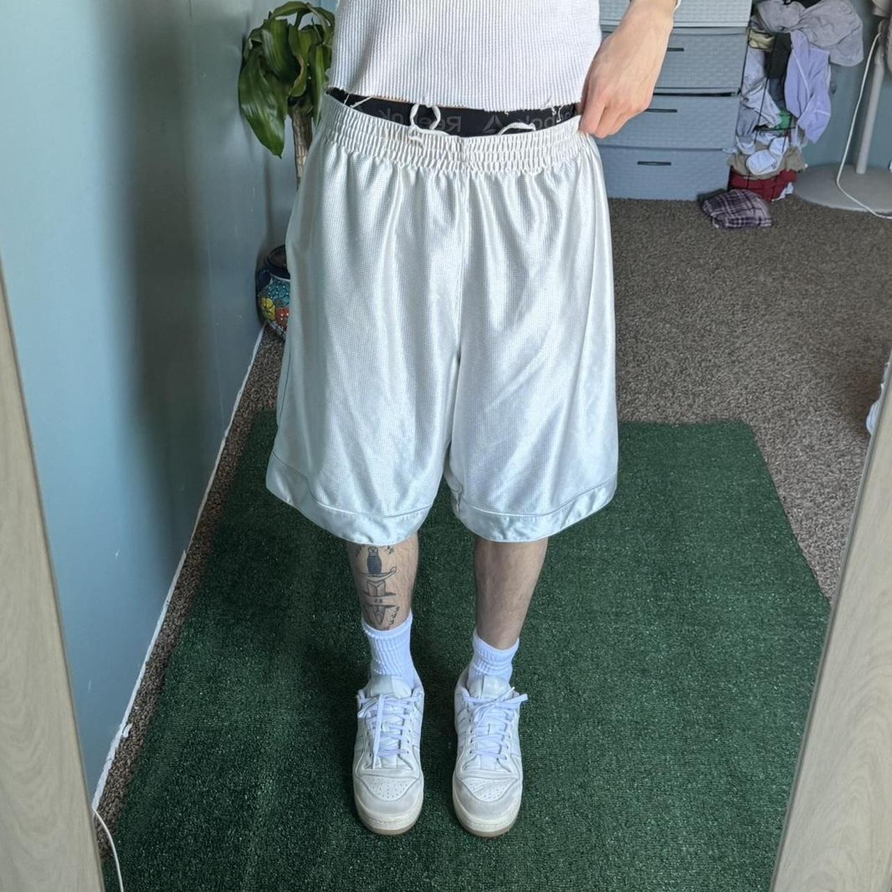 satin nike shorts
