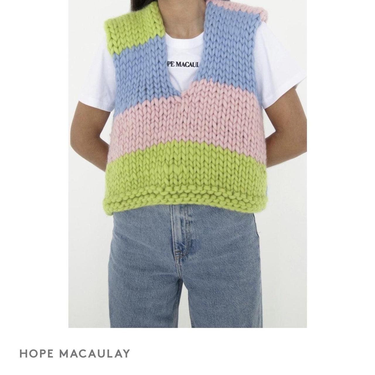 Iconic Hope Macaulay super chunky knit jacket/ | Depop