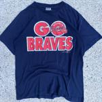 Women's vintage Atlanta Braves Tie-Dye T-shirt Sz- - Depop