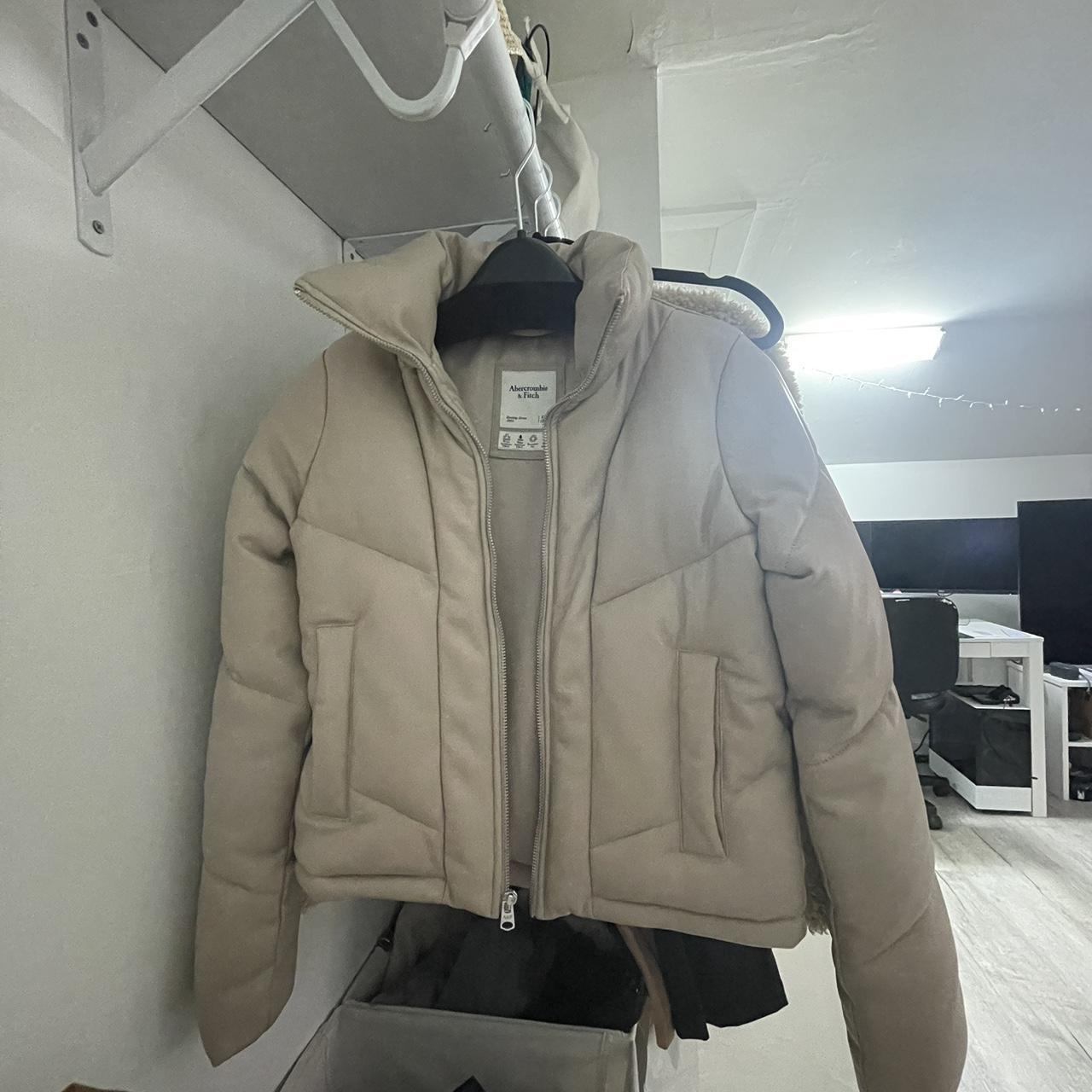 A&F Vegan leather Puffer- Brand selling New