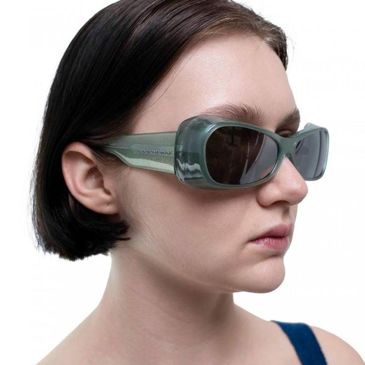 Kiko Kostadinov Clarissa sunglasses in seahaze One | Depop