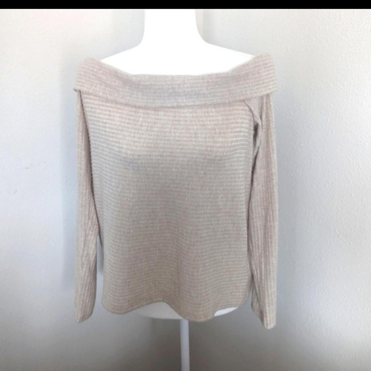 Express off the shoulder on sale sweater