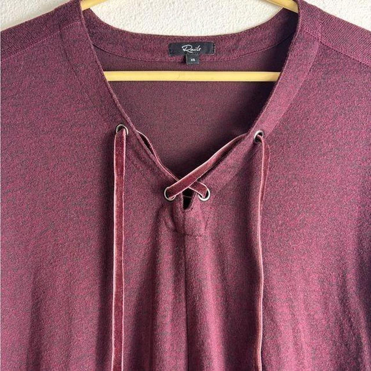 Rails Women's Blouse - Red/Purple - XS – Rails Le… - image 3