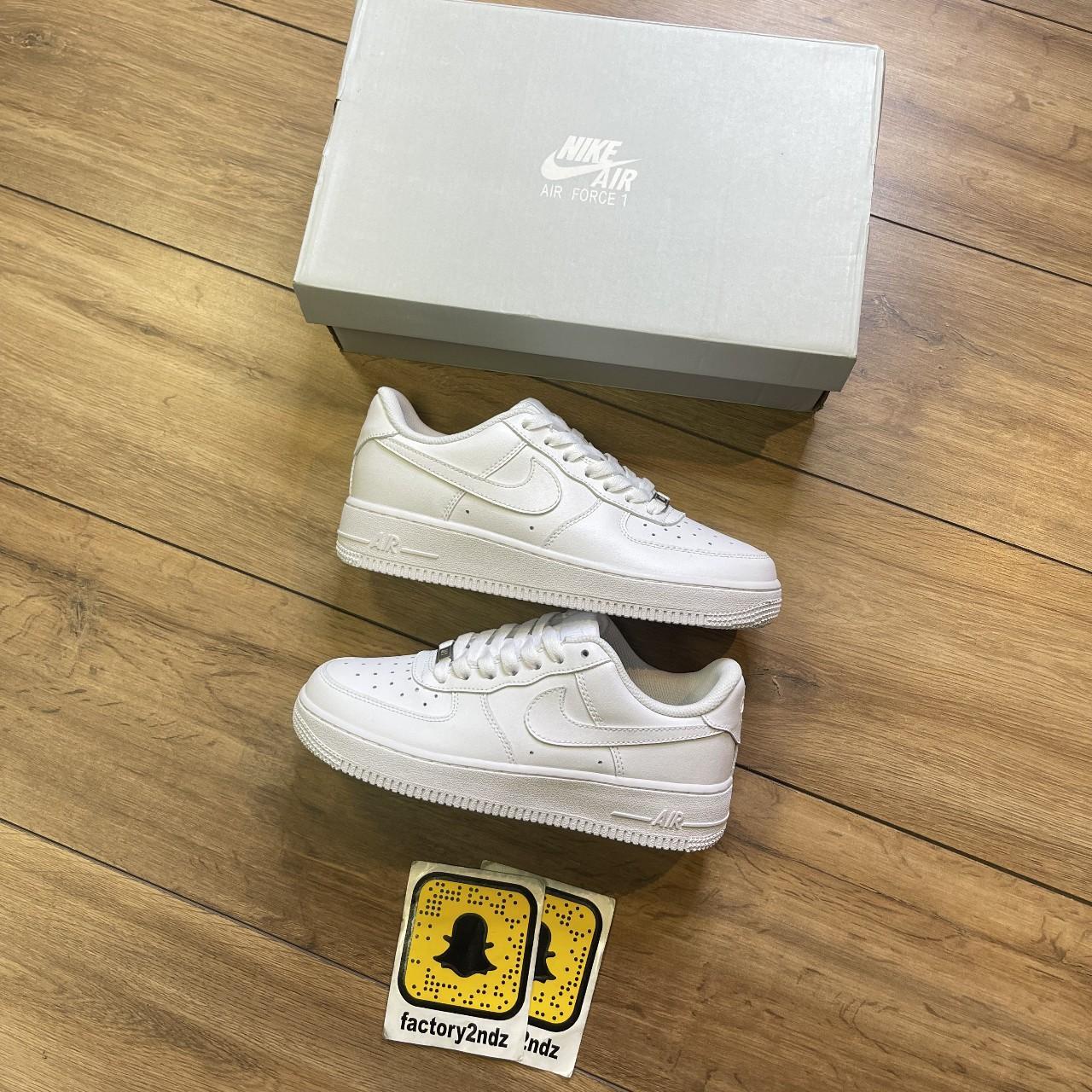 Nike white airforce - Nike Air forces - £100 The... - Depop