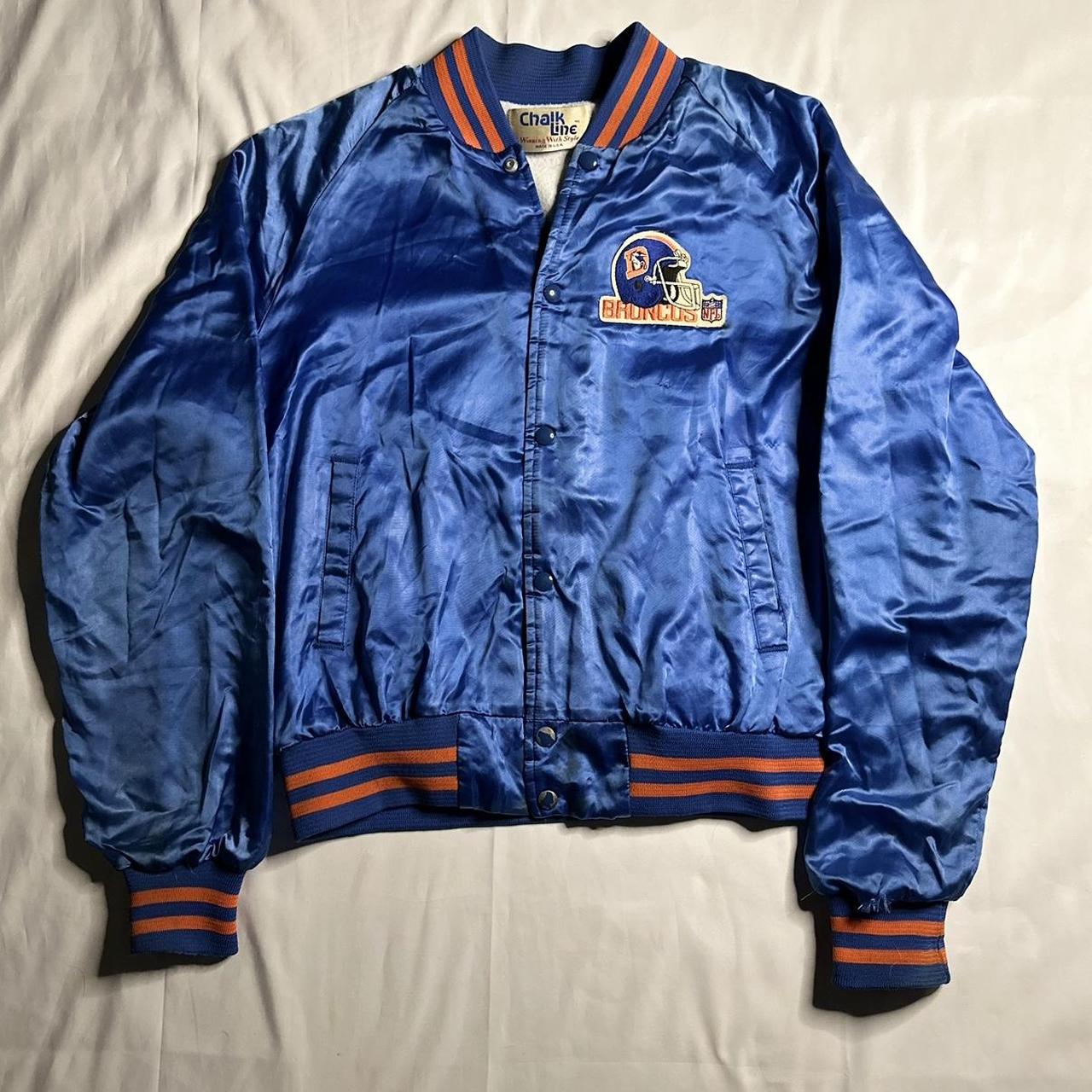 Vintage Denver Broncos Jacket Size: - Depop