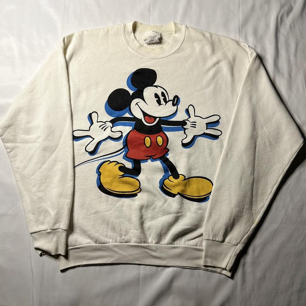 Vintage 90s Disney Mickey Shadow Sweatshirt Size...