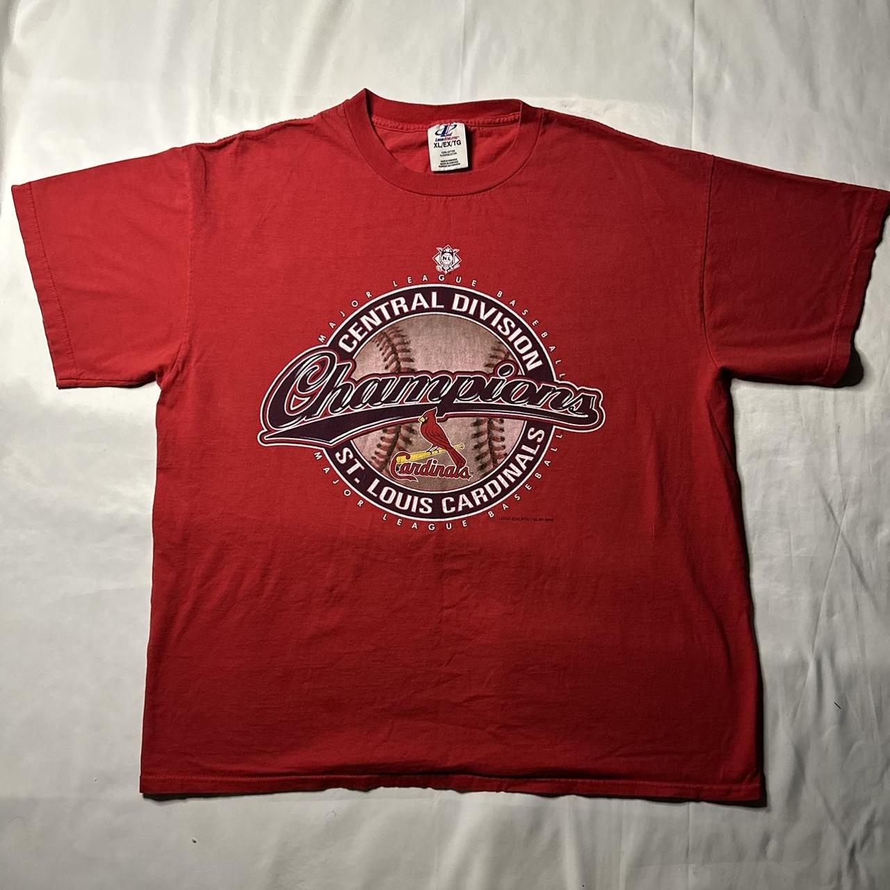 00s Nike St.Louis Cardinals Logo Tee Tagged XL on - Depop