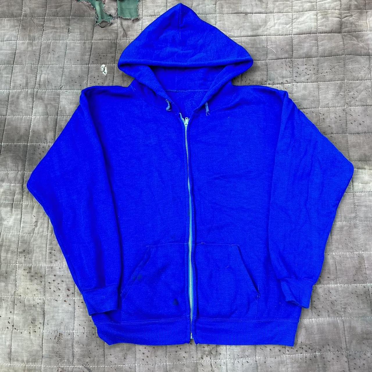 Royal blue hoodie h&m hot sale