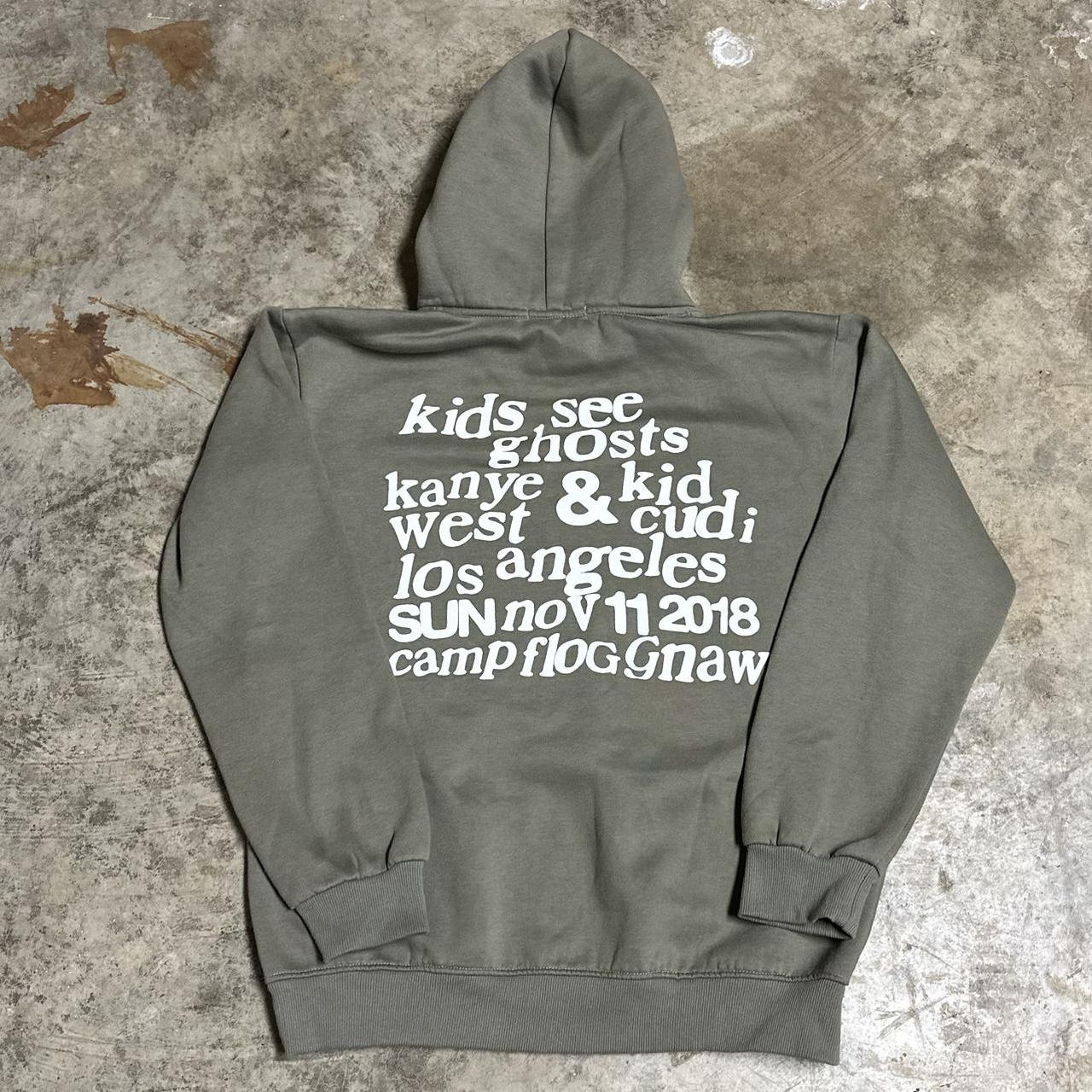 Kids see ghosts deals camp flog gnaw hoodie