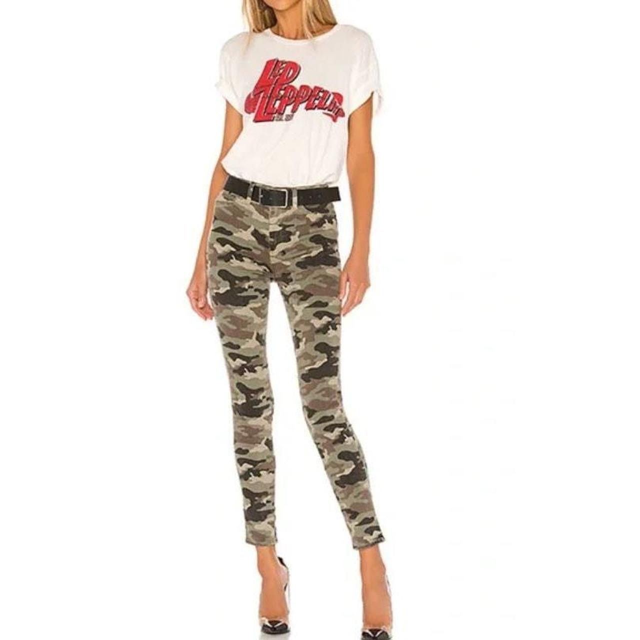 Hudson Barbara high waist 2024 skinny in camo