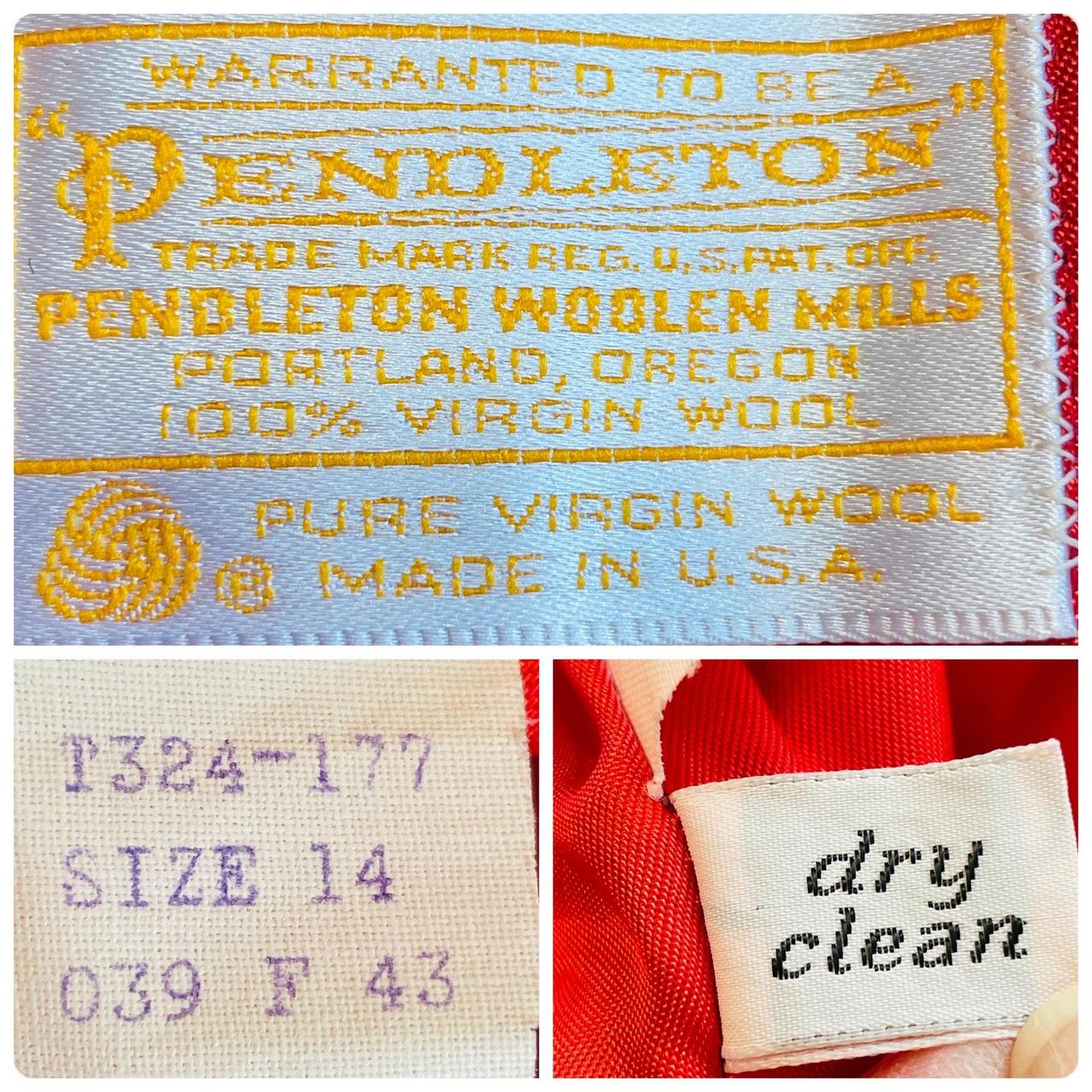 Pendleton Women's Tailored jacket - Red/Orange - … - image 8