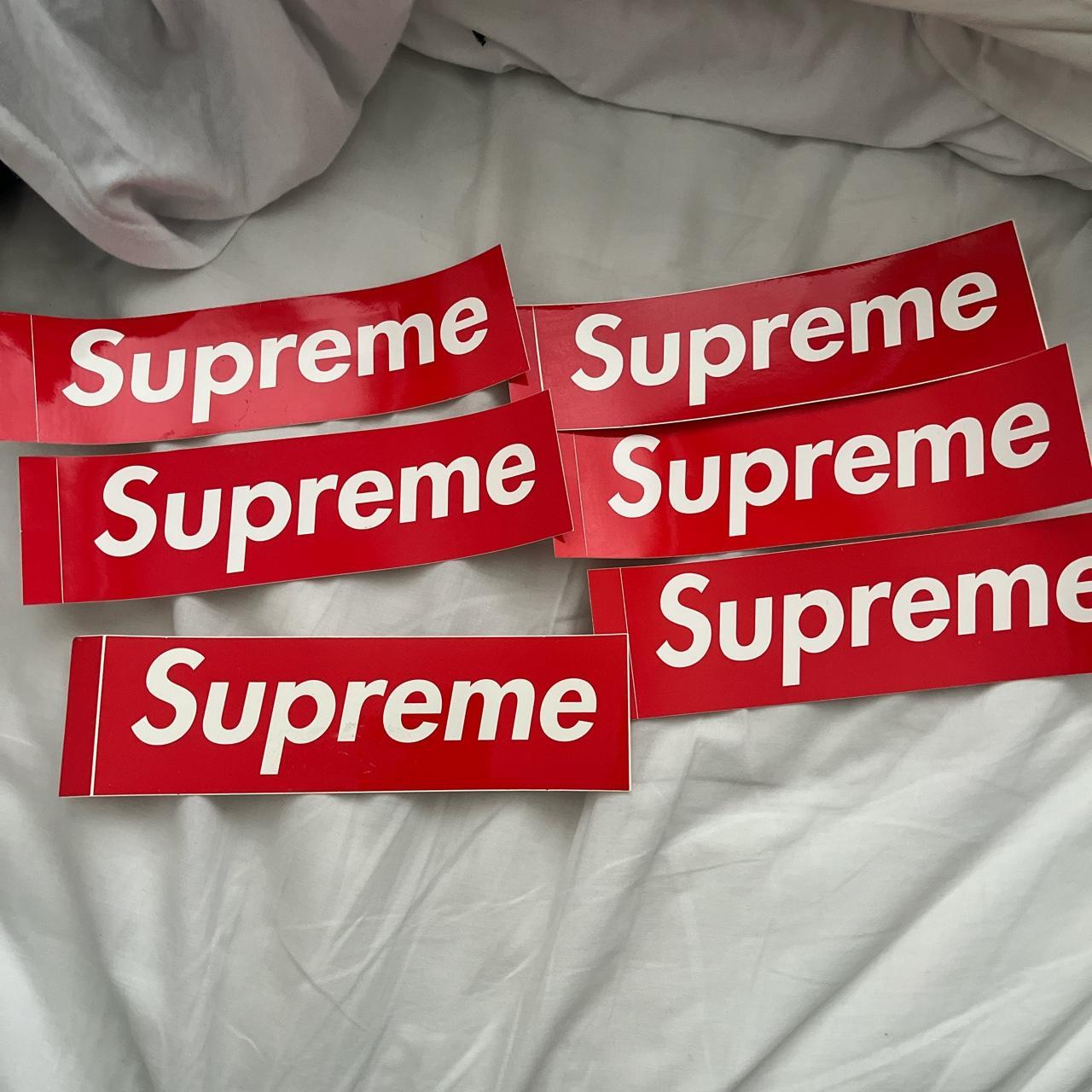 Big supreme outlet sticker