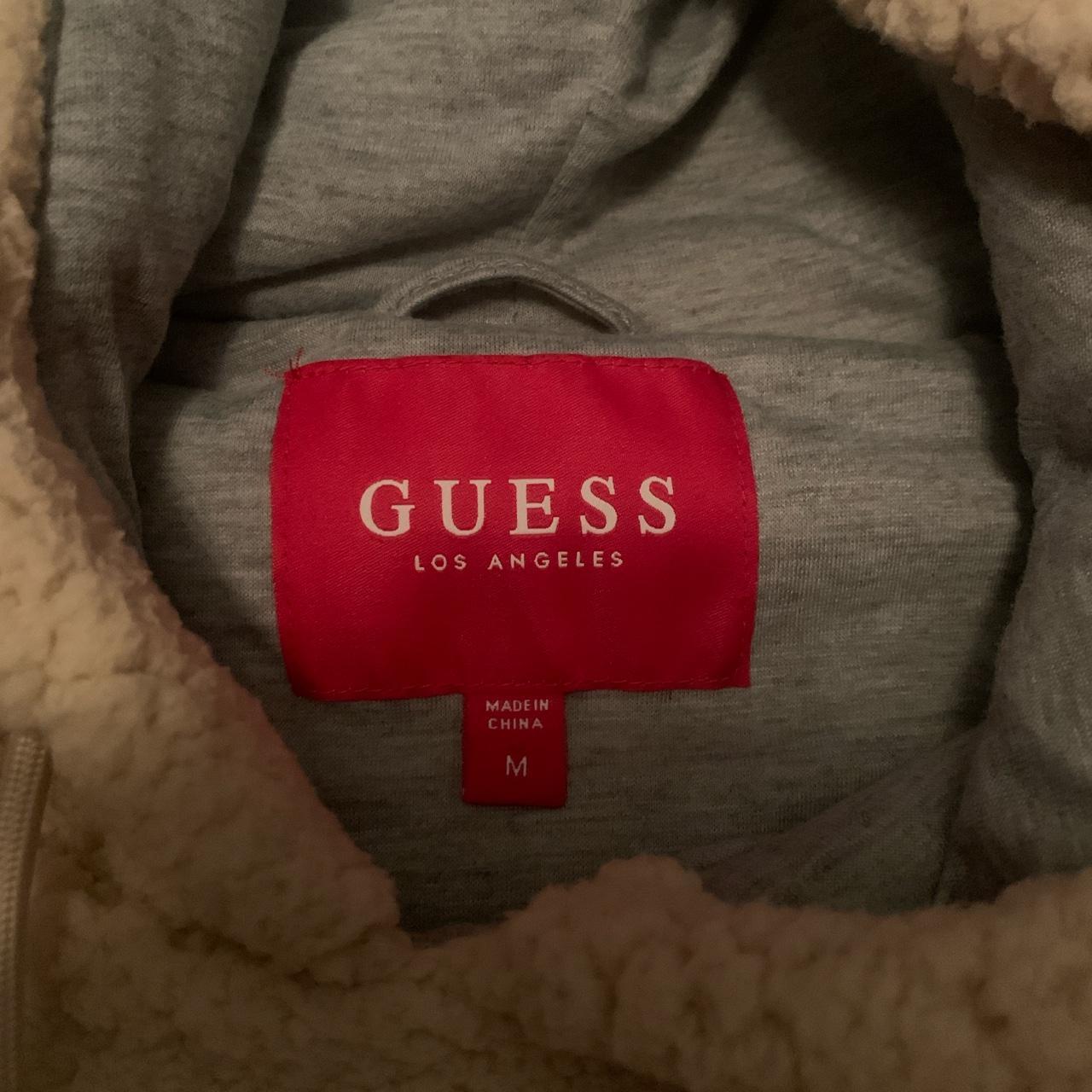 Guess sherpa clearance hoodie