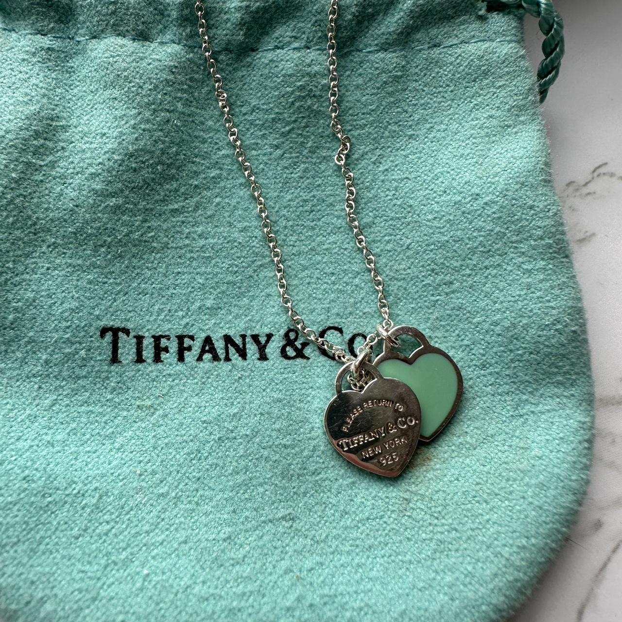 Tiffany & Co. Women's Silver and Blue Jewellery | Depop