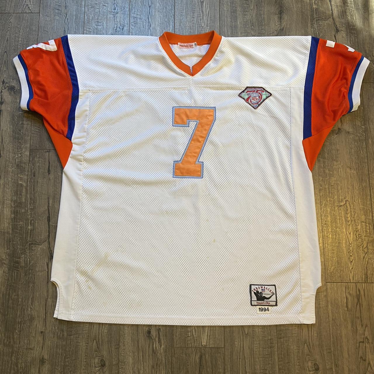 VINTAGE FOOTBALL JERSEY JOHN ELWAY BRONCOS - Depop