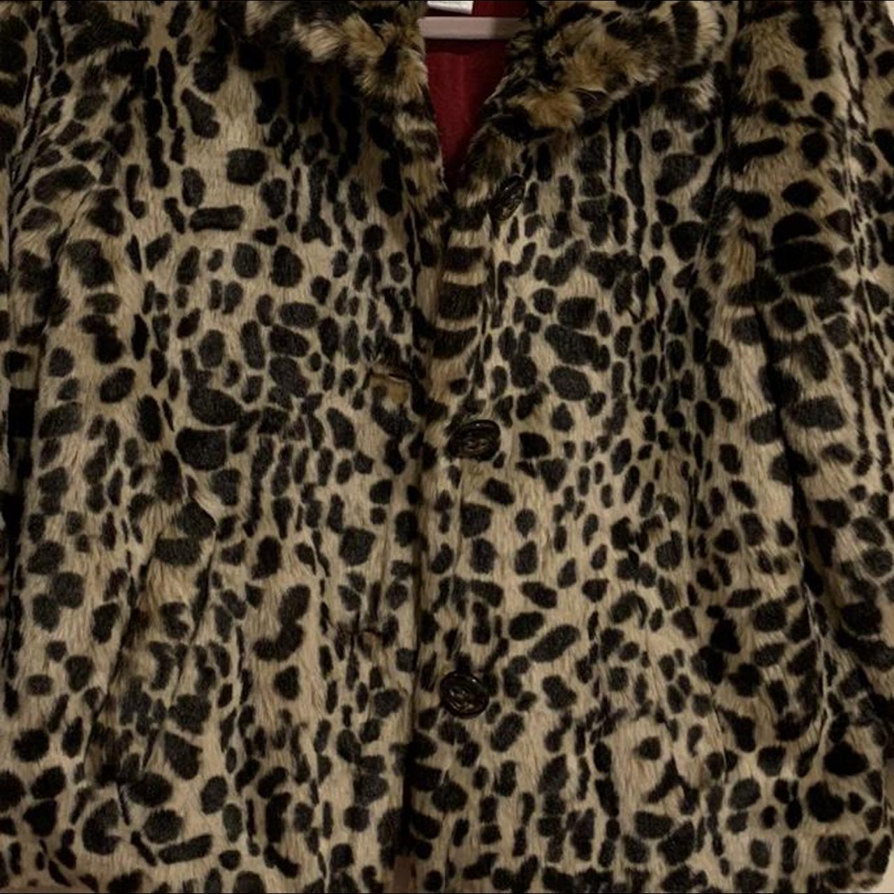 Charlotte russe sale leopard coat