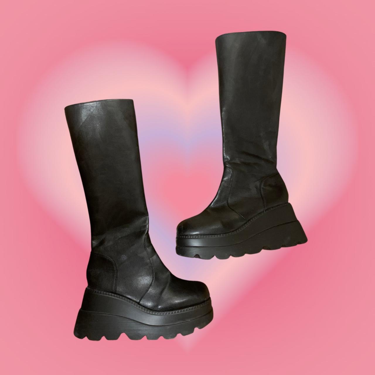 Women's Black Boots Depop