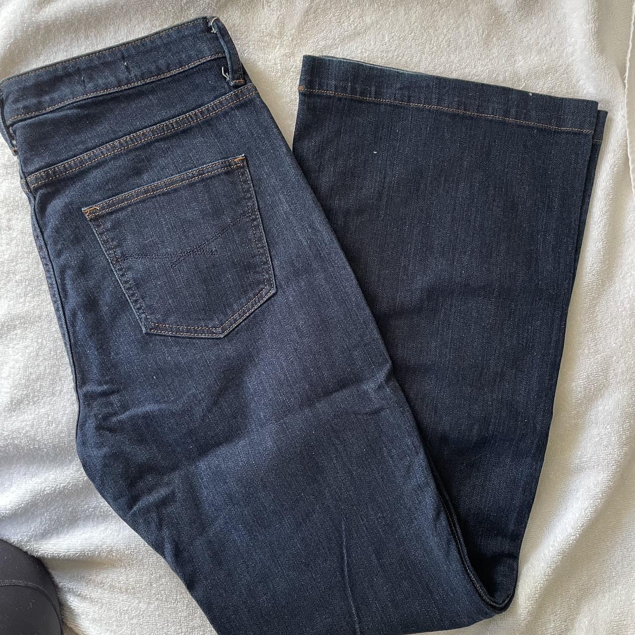 Vintage GAP High Rise Flare Jeans Condition:... - Depop
