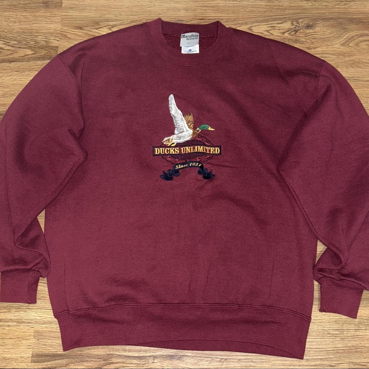 Vintage Ducks Unlimited Sweatshirt Incredible - Depop