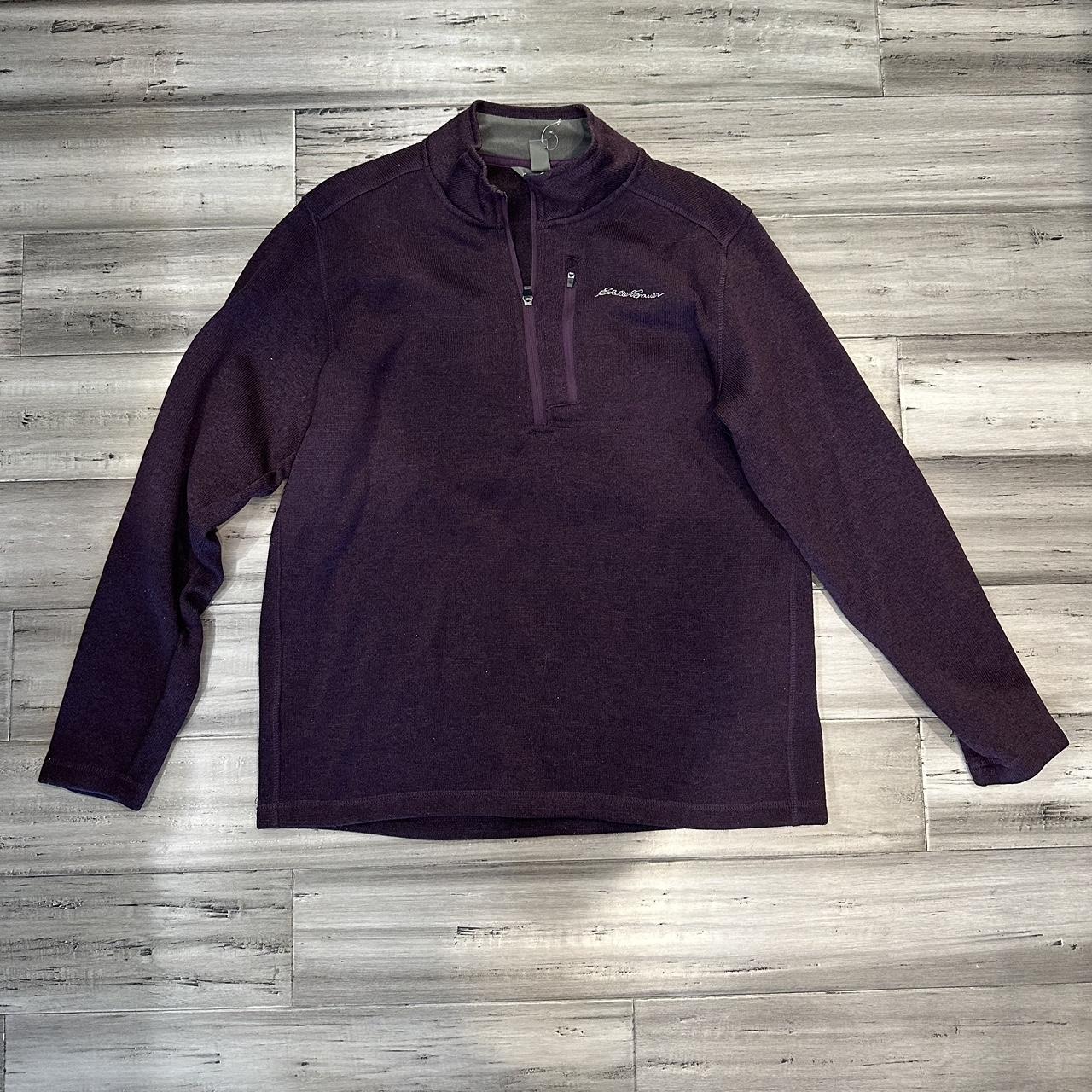 Eddie Bauer sweatshirt pullover Size large No rips... - Depop