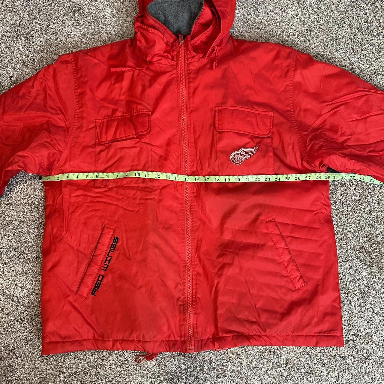 Detroit red wings coat Size XL See measurements for... - Depop